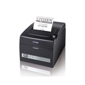 Citizen CT-S310II, 8 dots/mm (203 dpi), cutter, μαύρο (CTS310IIEBK), CTS310IIEBK