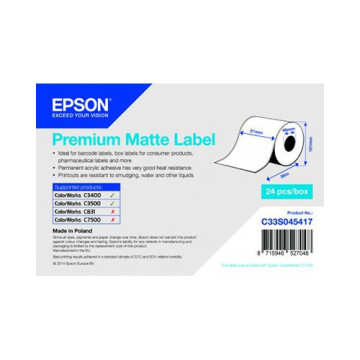 Epson ρολό ετικέτας, κανονικό χαρτί, 51mm (C33S045417), C33S045417