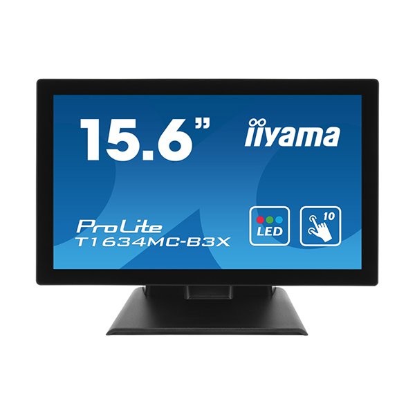 iiyama ProLite T1634MC, 39.6 cm (15,6''), projected capacitive, 10 TP (T1634MC-B3X)
