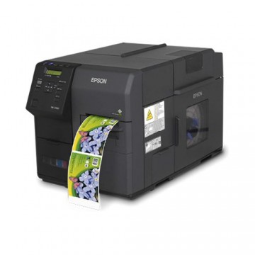 Epson ColorWorks C7500G, cutter, οθόνη, USB, Ethernet, μαύρο (C31CD84312), C31CD84312