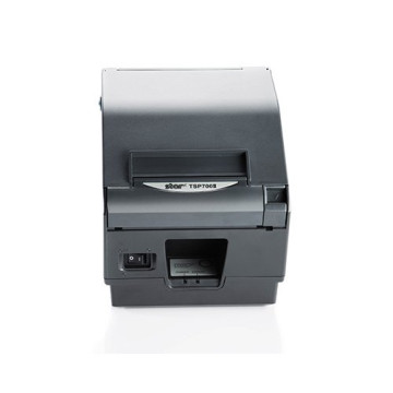 Star TSP743DII-24, Ethernet, 8 dots/mm (203 dpi), cutter, γκρι (39442410E), 39442410E