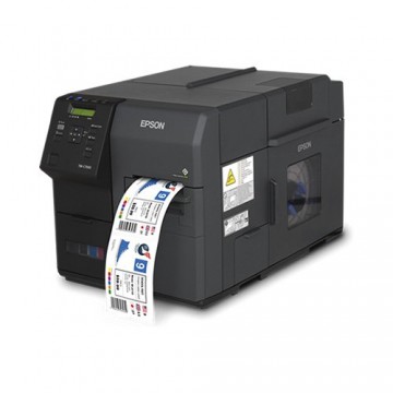 Epson ColorWorks C7500, cutter, οθόνη, USB, Ethernet, μαύρο (C31CD84012), C31CD84012