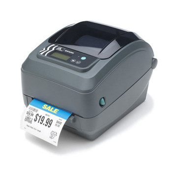 Zebra GX420t rev2, 8 dots/mm (203 dpi), cutter, οθόνη, EPL, ZPL, print server (wifi) (GX42-102722-000), GX42-102722-000