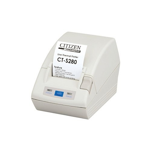 Citizen CT-S280, RS232, 8 dots/mm (203 dpi), λευκό (CTS280RSEWH)