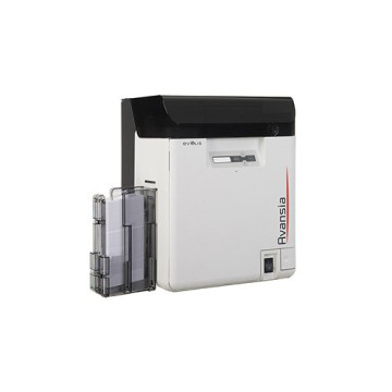 Evolis Avansia, διπλής όψης, 24 dots/mm (600 dpi), USB, Ethernet, smart, οθόνη, χωρίς επαφή (AV1H0ELYBD), AV1H0ELYBD