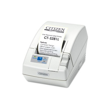 Citizen CT-S281L, RS232, 8 dots/mm (203 dpi), cutter, λευκό (CTS281RSEWHPLM1), CTS281RSEWHPLM1