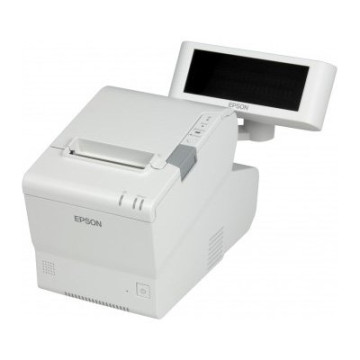 Epson TM-T88V-DT, USB, RS232, Ethernet, PosReady, λευκό (C31CC74421), C31CC74421