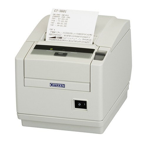 Citizen CT-S601, USB, 8 dots/mm (203 dpi), cutter, λευκό (CTS601SUBNNEWHP)